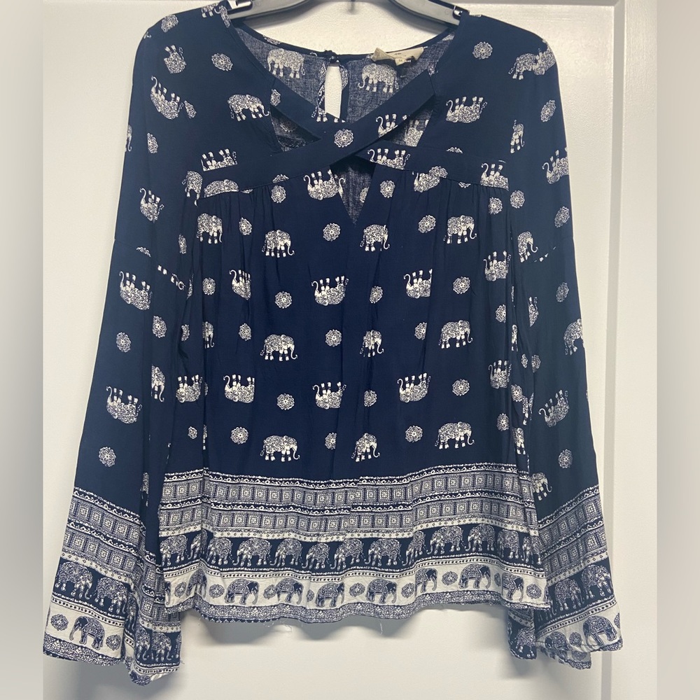 Entro elephant long sleeve shirt